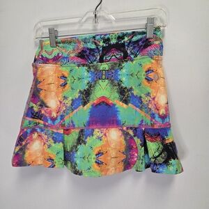 Dona Jo Skirt Skort Tennis Pickleball Colorful Mini  Athletic XS
